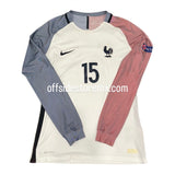 Jersey Francia 2016/18 Visita V. Jugador Manga Larga Rabiot #15 con detalle