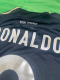 Jersey Real Madrid 2009/10 Tercera V. Jugador Ronaldo #9 con detalles