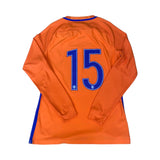 Jersey Holanda 2016/18 Local Versión Jugador Manga Larga #15