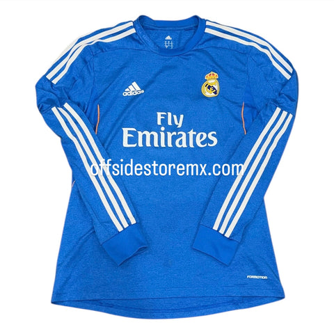 Jersey Real Madrid 2013/14 Visita V. Jugador Manga Larga #14