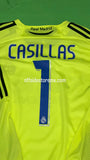 Jersey Real Madrid 2006/07 Portero V. Jugador Manga Larga Casillas #1