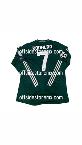 Jersey Real Madrid 2012/13 Tercera V. Jugador Manga Larga Ronaldo #7