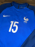 Jersey Francia 2016/18 Local V. Jugador Manga Larga Rabiot #15 con detalle