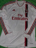 Jersey AC Milan 2011/12 Visita V. Jugador Manga Larga Prince #27