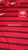Jersey Francia 2011/12 Portero V. Jugador Manga Larga rojo