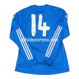 Jersey Real Madrid 2013/14 Visita V. Jugador Manga Larga #14