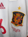 Jersey España 2011 Visita Ver. Jugador Manga Larga Iniesta #6 con detalle