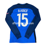 Jersey Francia 2016/18 Local V. Jugador Manga Larga Rabiot #15 con detalle