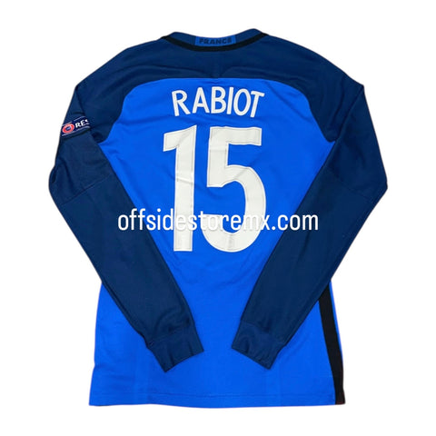 Jersey Francia 2016/18 Local V. Jugador Manga Larga Rabiot #15 con detalle
