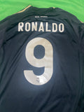 Jersey Real Madrid 2009/10 Tercera V. Jugador Ronaldo #9 con detalles