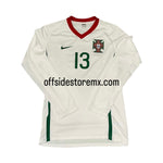 Jersey Portugal 2008/10 Visita V. Jugador Manga Larga #13