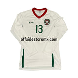 Jersey Portugal 2008/10 Visita V. Jugador Manga Larga #13
