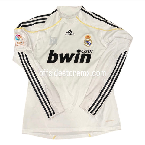 Jersey Real Madrid 2009/10 Local V. Jugador Manga Larga #16