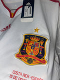 Jersey España 2011 Visita Ver. Jugador Manga Larga Iniesta #6 con detalle