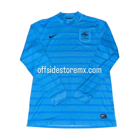 Jersey Francia 2011/12 Portero V. Jugador Manga Larga Azul