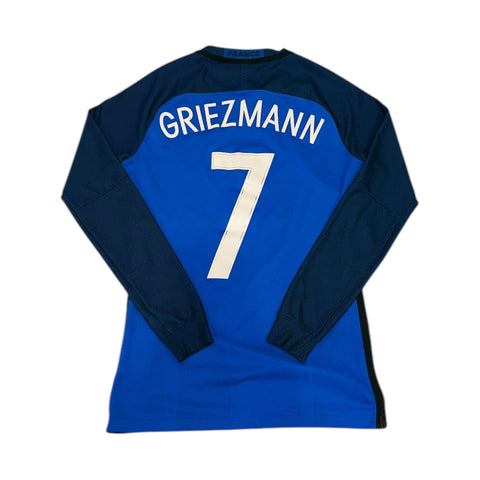 Jersey Francia 2016/18 V. Jugador Manga Larga Griezmann #7 con detalle