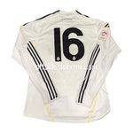 Jersey Real Madrid 2009/10 Local V. Jugador Manga Larga #16