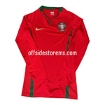 Jersey Portugal 2008/10 Local V. Jugador Manga Larga