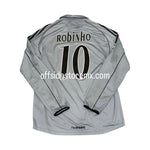 Jersey Real Madrid 2005/06 Tercera V. Jugador Manga Larga Robinho #10