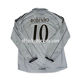 Jersey Real Madrid 2005/06 Tercera V. Jugador Manga Larga Robinho #10
