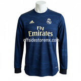 Jersey Real Madrid 2019/20 Visita V. Jugador Manga Larga