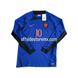 Jersey Holanda 2022/24 Visita Manga larga Memphis #10