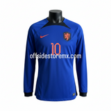 Jersey Holanda 2022/24 Visita Manga larga Memphis #10