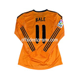 Jersey Real Madrid 2013/14 Tercera V. Jugador Manga Larga Bale #11 detalle