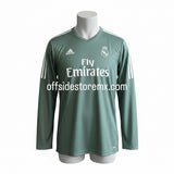 Jersey Real Madrid 2017/18 Portero V. Jugador Manga Larga