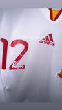 Jersey España 2011 Visita Ver. Jugador Manga Larga #12 detalle