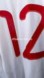 Jersey España 2011 Visita Ver. Jugador Manga Larga #12 detalle
