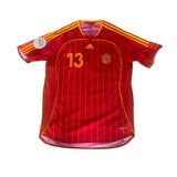 Jersey España 2006/08 Local Version Jugador Iniesta #13