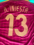 Jersey España 2006/08 Local Version Jugador Iniesta #13