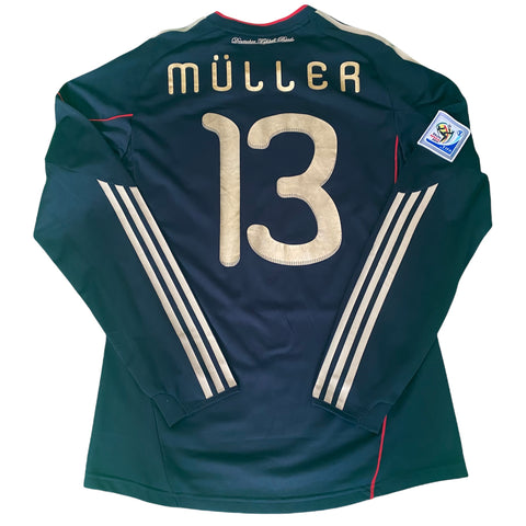 Jersey Alemania 2010/12 Visita Versión Jugador Manga Larga Müller #13