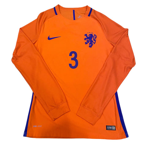 Jersey Holanda 2016/18 Local Versión Jugador Manga Larga #3