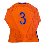 Jersey Holanda 2016/18 Local Versión Jugador Manga Larga #3